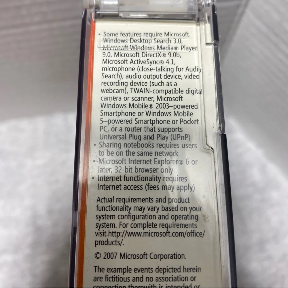 Microsoft Office Home Student 2007 CD Rom Product Key PC Windows Untested‎